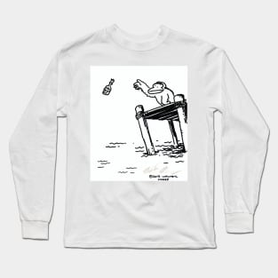 Message in a Bottle Ape Long Sleeve T-Shirt